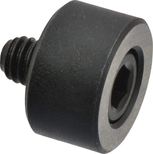 Jergens - 5/16-18 Thread, 7/8" OD, 1/2" High, Jig Foot - Black Oxide Finish, Low Carbon Steel, Case Hardened, 75-77 R30N Heat Treatment - Makers Industrial Supply