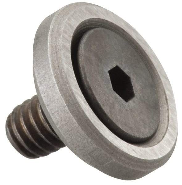 Gibraltar - 8-32 Thread, 1/2" OD, 1/4" High, Flat Foot - Steel & Lead Alloy - Makers Industrial Supply