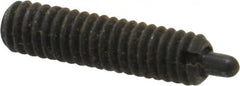 Jergens - 8-32, 5/8" Thread Length, 3/32" Plunger Projection, Steel Threaded Spring Plunger - 0.07" Max Plunger Diam, 5/8" Plunger Length, 2.7 Lb Init End Force, 7.3 Lb Final End Force, 5/64" Hex - Makers Industrial Supply