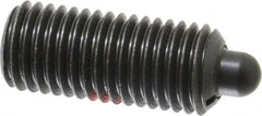 Jergens - 3/4-10, 1-3/4" Thread Length, 5/16" Plunger Projection, Steel Threaded Spring Plunger - 0.374" Max Plunger Diam, 1-3/4" Plunger Length, 6.7 Lb Init End Force, 37.3 Lb Final End Force, 3/8" Hex - Makers Industrial Supply