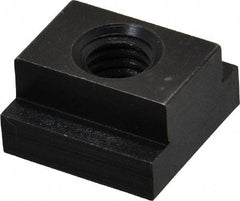 Jergens - 3/8-16 Blind Tapped T Slot Nut - 9/16" Slot Width, 7/8 x 1/4" Base Width x Height, 7/8 x 1/2" OAL x Height - Makers Industrial Supply