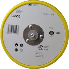 3M - 6" Diam Adhesive/PSA Disc Backing Pad - Medium Density, 10,000 RPM - Makers Industrial Supply