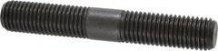 Jergens - 3/4-10 5" OAL Equal Double Threaded Stud - Alloy Steel, Black Oxide Finish, 1-15/16" Equal Thread Length - Makers Industrial Supply