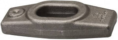 Jergens - 7/8" Stud, 2-3/4" Travel, 10" OAL x 2-1/2" Overall Width x 1-3/8" Overall Height, Heel Clamp - Grade C-1030/C-1035 Forged Steel, 2-3/4" Long x 15/16" Wide Slot, 3-5/8" Length x 1-3/4" Width x 15/16" Tapered Height, Tapped - Makers Industrial Supply