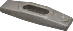 Jergens - 5/8" Stud, 1-3/8" Travel, 6" OAL x 1-3/4" Overall Width x 7/8" Overall Height, Heel Clamp - Grade C-1030/C-1035 Forged Steel, 1-3/8" Long x 11/16" Wide Slot, 2-5/16" Length x 1-1/4" Width x 9/16" Tapered Height - Makers Industrial Supply