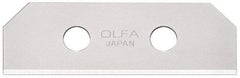 Olfa - 10 Piece Steel Safety Blade - 2-1/8" OAL - Makers Industrial Supply