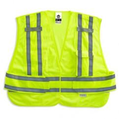 8244PSV M/L LIME PUBLIC SAFETY VEST - Makers Industrial Supply