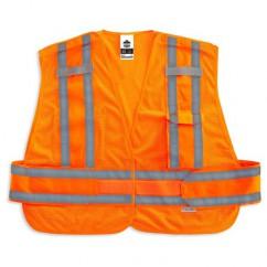 8244PSV XL/2XL ORANGE SAFETY VEST - Makers Industrial Supply