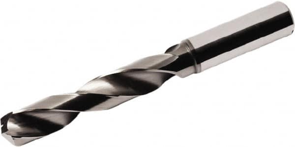 Seco - 10.5mm 140° Spiral Flute Solid Carbide Screw Machine Drill Bit - Makers Industrial Supply