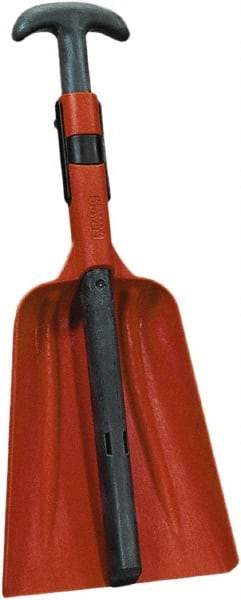 Remco - 12-3/8" High Square Plastic Shovel - 31" Long D-Grip Handle - Makers Industrial Supply