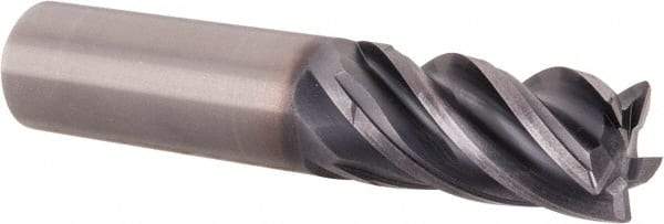 Kennametal - 18mm, 5 Flute, Solid Carbide, 0.75mm Corner Radius End Mill - 92mm OAL, 32mm LOC - Makers Industrial Supply