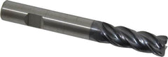 Kennametal - 1/2", 4 Flute, Solid Carbide, 0.06" Corner Radius End Mill - 4" OAL, 1-1/2" LOC - Makers Industrial Supply