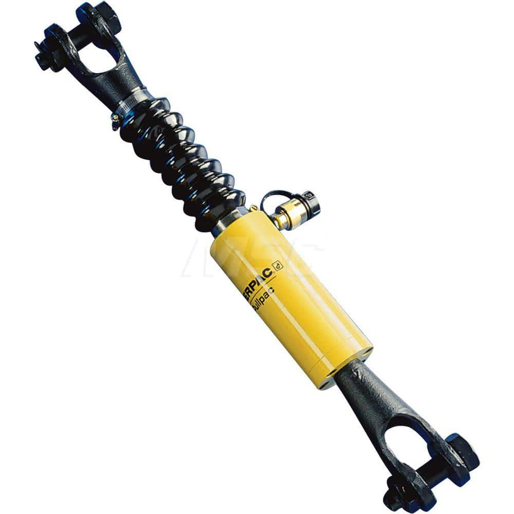 Portable Hydraulic Cylinder: 11.6 TON Capacity, 14.58 cu in Oil Capacity