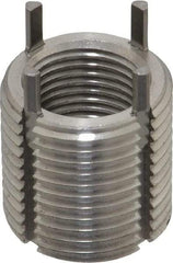 Jergens - 5/8-18 Internal, 7/8-14 External, UNF, 22mm Insert Length, Heavy Duty Keylocking Thread Inserts - Stainless Steel, Passivated Finish, Grade 303, 2B Internal Class of Fit, 2A External Class of Fit, Use Tool 215-064708 - Exact Industrial Supply