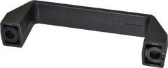 Elesa - 5.19" Center to Center, 1.06" Wide Handle, Black Matte Finish Plastic Pull Handle - 5.9" Long, 1.77" High - Makers Industrial Supply