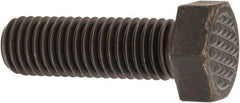 Fairlane - Serrated Tooth, 5/8-11, 2" Shank Length, 1-1/2" Thread Length, Black Oxide Finish, Hex Head, Adjustable Positioning Gripper - 3/4" Pad Diam, 15/16" Hex, 7/16" Head Height, Fine Tooth Grade - Makers Industrial Supply