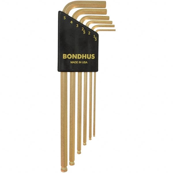 Bondhus - Hex Key Sets Tool Type: Hex Handle Type: L-Key Long Arm - Makers Industrial Supply