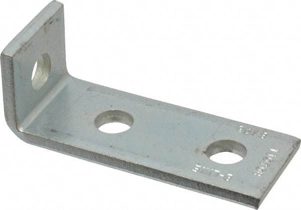 Cooper B-Line - Zinc Plated Carbon Steel 90° Strut Fitting - 1/2" Bolt, 3 Holes, Used with Cooper B Line Channel & Strut (All Sizes Except B62 & B72) - Makers Industrial Supply