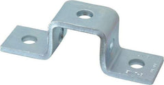 Cooper B-Line - Zinc Plated Carbon Steel Bracket Strut Fitting - 1/2" Bolt, 5 Holes, Used with Cooper B Line Channel & Strut (All Sizes Except B62 & B72) - Makers Industrial Supply