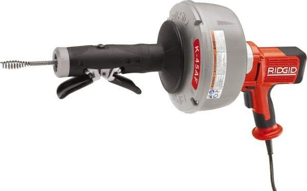 Ridgid - Electric Drain Cleaning Machine - For 3/4" to 2-1/2" Pipe, 25' Cable - Makers Industrial Supply