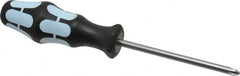 Wera - #2, 8-1/4" OAL, Standard Phillips Screwdriver - 4" Blade Length, Round Shank, Ergonomic Handle - Makers Industrial Supply