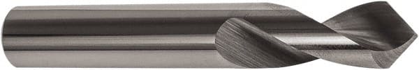 Precision Twist Drill - 3/8" Body Diam, 90°, 3" OAL, Solid Carbide Spotting Drill - Makers Industrial Supply