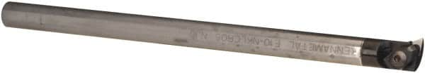 Kennametal - NP.., 5° Lead Angle E-NKLC Internal Right Hand Indexable Profiling Toolholder - 5/8" Shank Width, 10" Long, Carbide, Through Coolant - Makers Industrial Supply