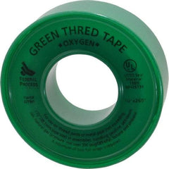 Federal Process - 1/2" Wide x 260" Long Oxygen Pipe Repair Tape - 3.7 mil Thick, -450 to 550°F, Green - Makers Industrial Supply