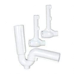 Federal Process - 1-1/2 Inch Pipe, Protect-a-trap Cover - White, PVC - Makers Industrial Supply