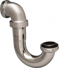 Federal Process - 1-1/4 Outside Diameter, 20 Gauge, Adjustable Sink Traps - Chrome Coated, Brass - Makers Industrial Supply