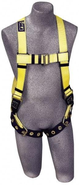 DBI/SALA - 420 Lb Capacity, Size XXL, Full Body Vest Safety Harness - Polyester Webbing, Tongue Leg Strap, Pass-Thru Chest Strap - Makers Industrial Supply