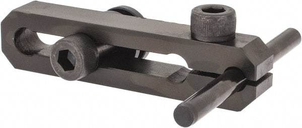 Kurt - 1 Piece M8x1.25 Vise Work Stop - Steel, 3" Long, 2-1/2" Wide - Makers Industrial Supply