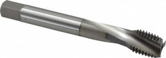 OSG - M16x2.00 Metric Coarse, 3 Flute, TiCN Finish Vanadium High Speed Steel Slow Spiral Flute Tap - Exact Industrial Supply