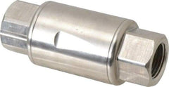 Legris - 3/8" Stainless Steel Check Valve - Unidirectional, FNPT x FNPT, 580 WOG - Makers Industrial Supply