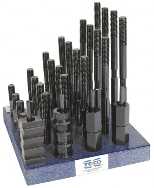 TE-CO - T-Nut & Stud Kits Stud Thread Sizes: M10x1.5 T-Slot Size (mm): 12.00 - Makers Industrial Supply