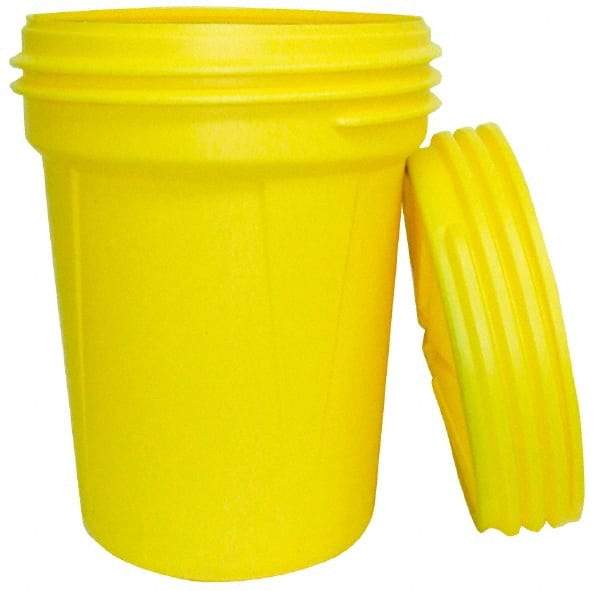 Eagle - 30 Gallon Closure Capacity, Screw On Closure, Yellow Lab Pack - 5 Gallon Container, Polyethylene, 396 Lb. Capacity, UN 1H2/X120/S; UN 1H2/Y180/S Listing - Makers Industrial Supply