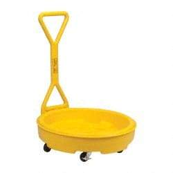 Eagle - Mobile Spill Containment Type: Wheeled Drum Tray w/Handle Number of Drums: 1 - Makers Industrial Supply