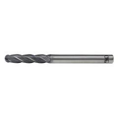 Ball End Mill: 0.0625″ Dia, 4 Flute, Solid Carbide 2-1/2″ OAL, DG Diamond Coated, Series 7430