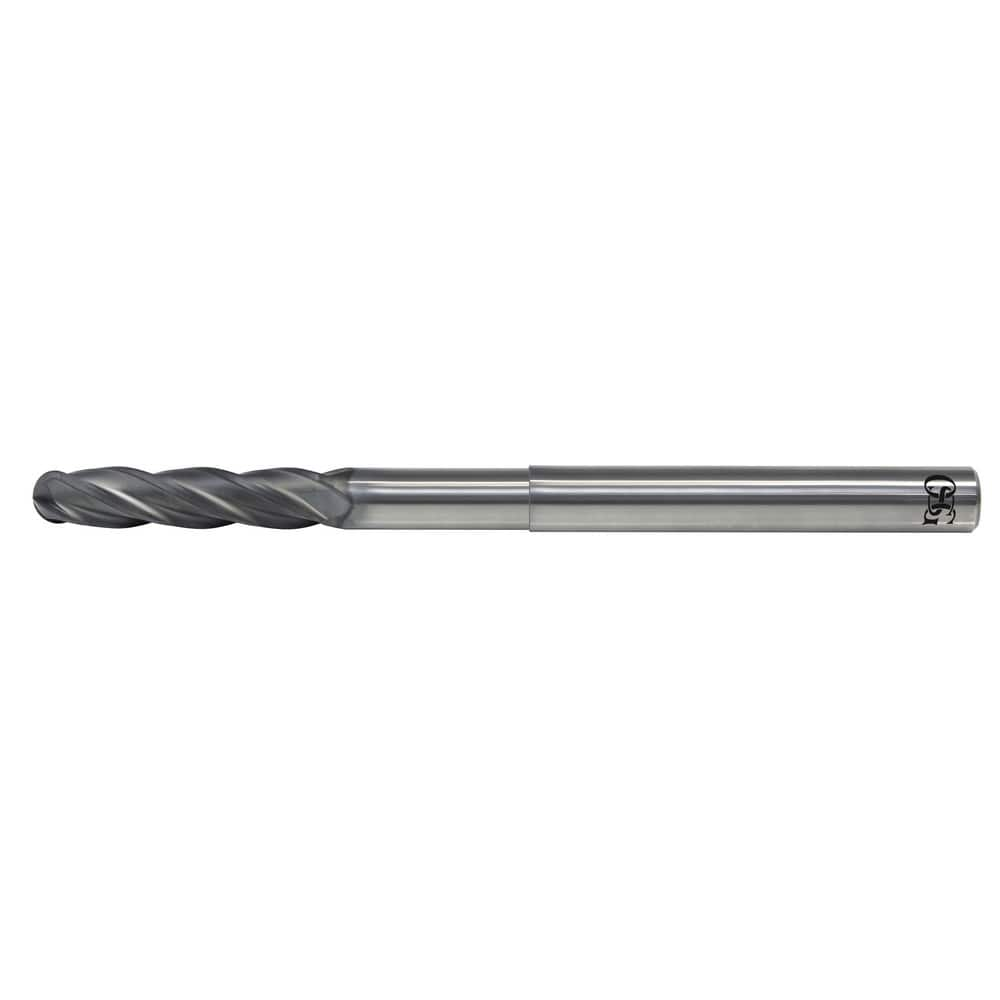 Ball End Mill: 0.0938″ Dia, 4 Flute, Solid Carbide 2-1/2″ OAL, DG Diamond Coated, Series 7431