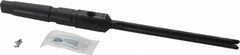 Allied Machine and Engineering - Series Y, 3/8 to 27/64" Diam, 2MT Taper Shank, Straight Flute Spade Drill - 4-3/8" Max Depth, 6-19/32" Body Length, 9-7/16" OAL, Extended Length, Through Coolant - Makers Industrial Supply