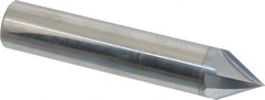 Accupro - 3/4" Diam 4 Flute Single End Solid Carbide Chamfer Mill - Makers Industrial Supply