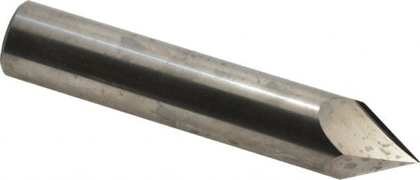 Accupro - 3/4" Diam 2 Flute Single End Solid Carbide Chamfer Mill - Makers Industrial Supply