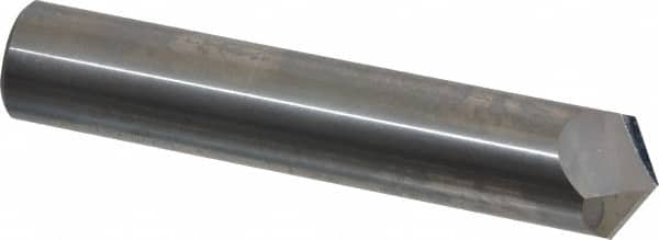 Accupro - 3/4" Diam 2 Flute Single End Solid Carbide Chamfer Mill - Makers Industrial Supply