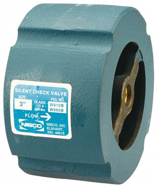 NIBCO - 6" Cast Iron Check Valve - Wafer, 200 WOG - Makers Industrial Supply