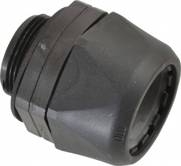 Murrplastik - 1-1/4" Trade, Nylon Compression Straight Liquidtight Conduit Connector - Noninsulated - Makers Industrial Supply