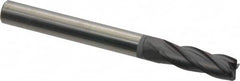 Niagara Cutter - 1/4", 4 Flute, Single End, Solid Carbide, 0.02" Corner Radius End Mill - 2-1/2" OAL, 30° Helix, Right Hand Flute, 3/4" LOC, Right Hand Cut - Makers Industrial Supply