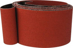 3M - 3" Wide x 132" OAL, 60 Grit, Ceramic Abrasive Belt - Ceramic, Medium, Coated, YF Weighted Cloth Backing, Wet/Dry, Series 777F - Makers Industrial Supply