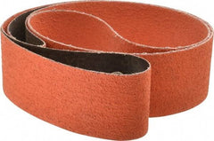 3M - 3" Wide x 132" OAL, 36 Grit, Ceramic Abrasive Belt - Ceramic, Very Coarse, Coated, YF Weighted Cloth Backing, Wet/Dry, Series 777F - Makers Industrial Supply