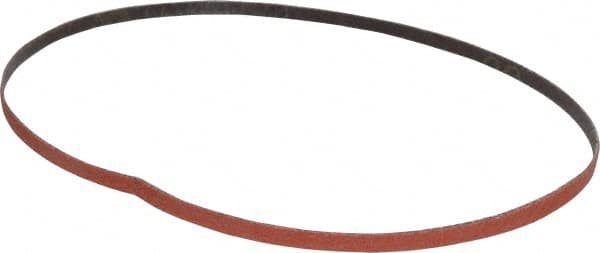 3M - 1/4" Wide x 24" OAL, 80 Grit, Ceramic Abrasive Belt - Ceramic, Medium, Coated, YF Weighted Cloth Backing, Wet/Dry, Series 777F - Makers Industrial Supply