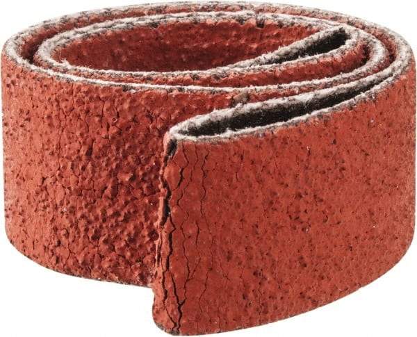 3M - 3/4" Wide x 20-1/2" OAL, 60 Grit, Ceramic Abrasive Belt - Ceramic, Medium, Coated, YF Weighted Cloth Backing, Wet/Dry, Series 777F - Makers Industrial Supply